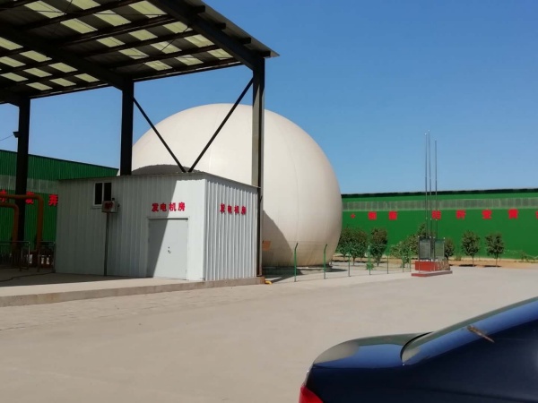 Local de geração de energia a biogás